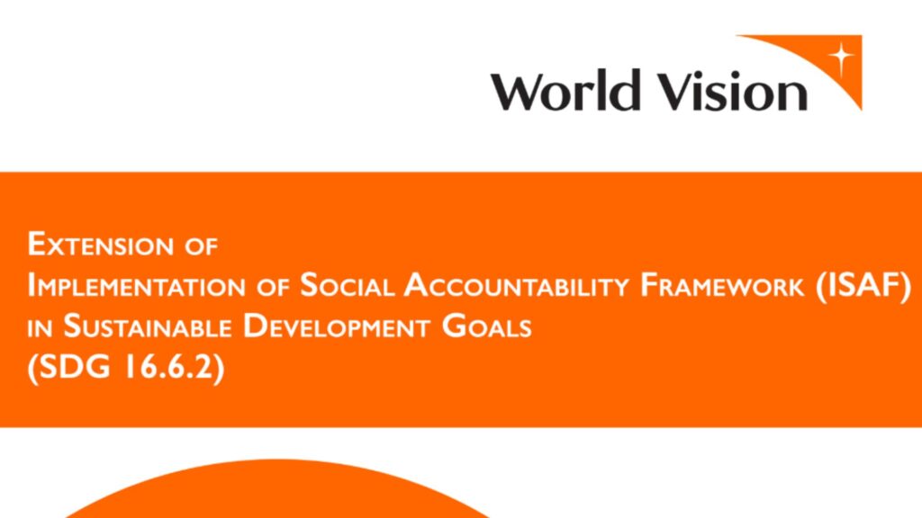 Extension of Implementation of Social Accountability Framework (ISAF ...