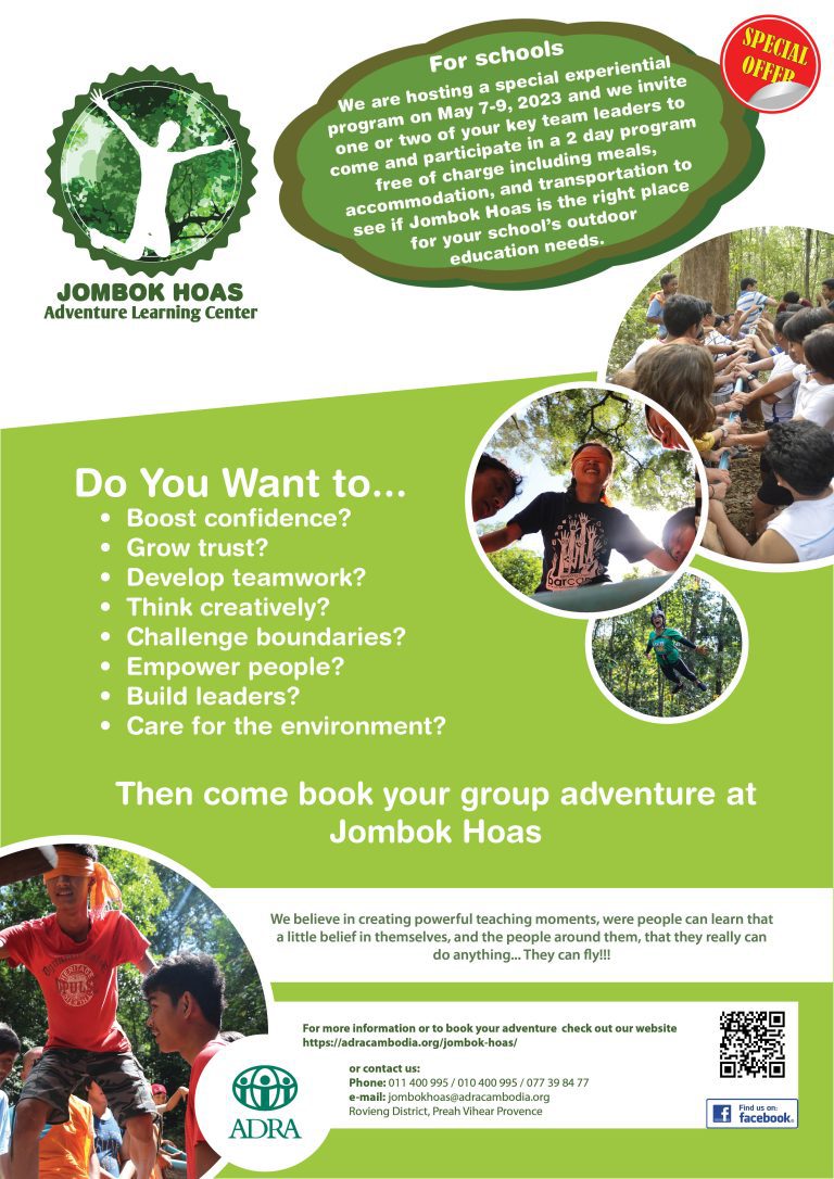 ADRA’s JBH Adventure Learning Center Offers Promotion to Schools