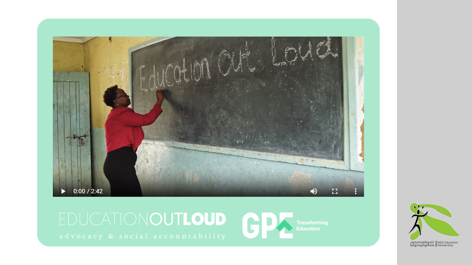 Shaping an inclusive future with Education out Loud