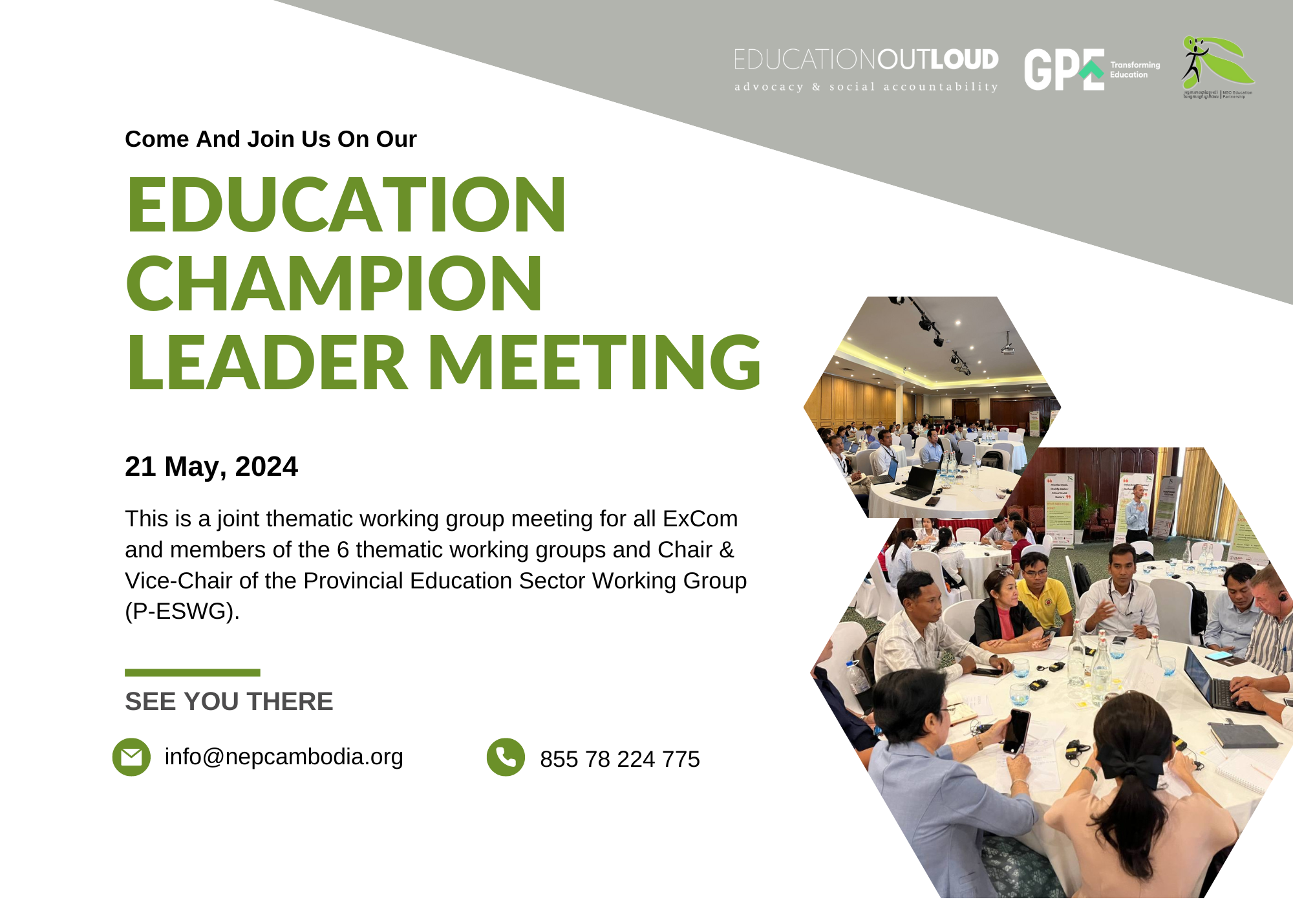 Register Now for the Education Champion Leaders Meeting 2024!